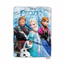 60x80 Disney Frozen Blanket - Extra Soft, Warm, Heavy Plush - Machine Washable