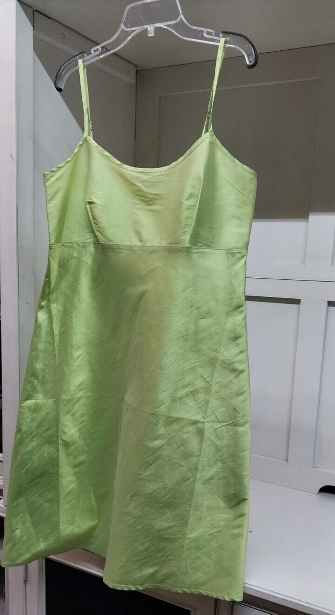 Lime Green Dress By Frances Valentine Size Small | eBay