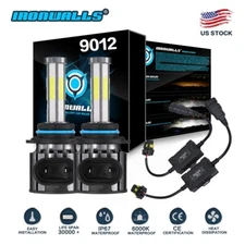 6-side 9012 LED Headlight Bulbs+Canbus Decoder Error Free for Chrysler 300 11-14