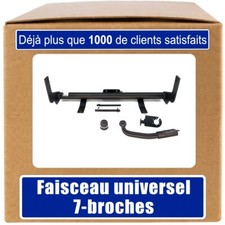 Pour Renault Kangoo I 4x4 01-08 Attelage fixe+faisc. 7b uni. Compl.
