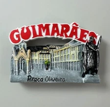 Guimaraes, Portugal Tourist Souvenir 3D Resin Fridge Refrigerator Magnet GIFT