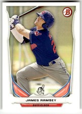 2014 Bowman Draft #TP-68 James Ramsey Top Prospects Cleveland Indians Baseball