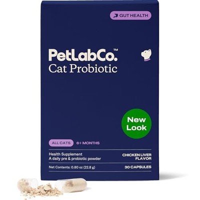 PetLab Co. Probiotics for Cats - Gut Health, Occasional Diarrhea, Immune