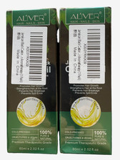 2x Aliver 100% Pure Jamaican Black Castor Oil - 2 x 2.02 oz - Ex: 10/26