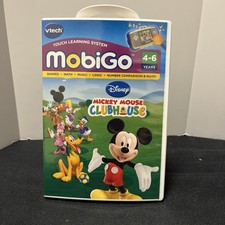 VTech MobiGo Disney Mickey Mouse Clubhouse Learning System Game Cartridge 4-6yr
