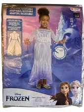 Disney Frozen Snow Queen Elsa Adaptive Halloween Costume Medium 7-8 Cosplay