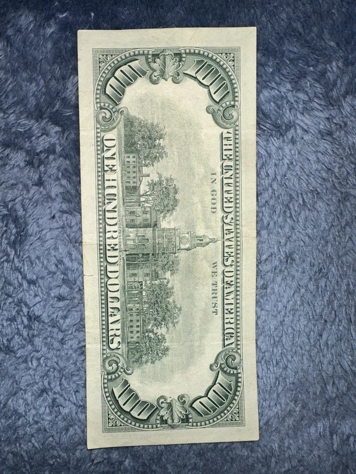 1966-A $100 Legal Fr. 1551 PMG XF-40 EPQ Serial A00479031A - Image 2 of 3