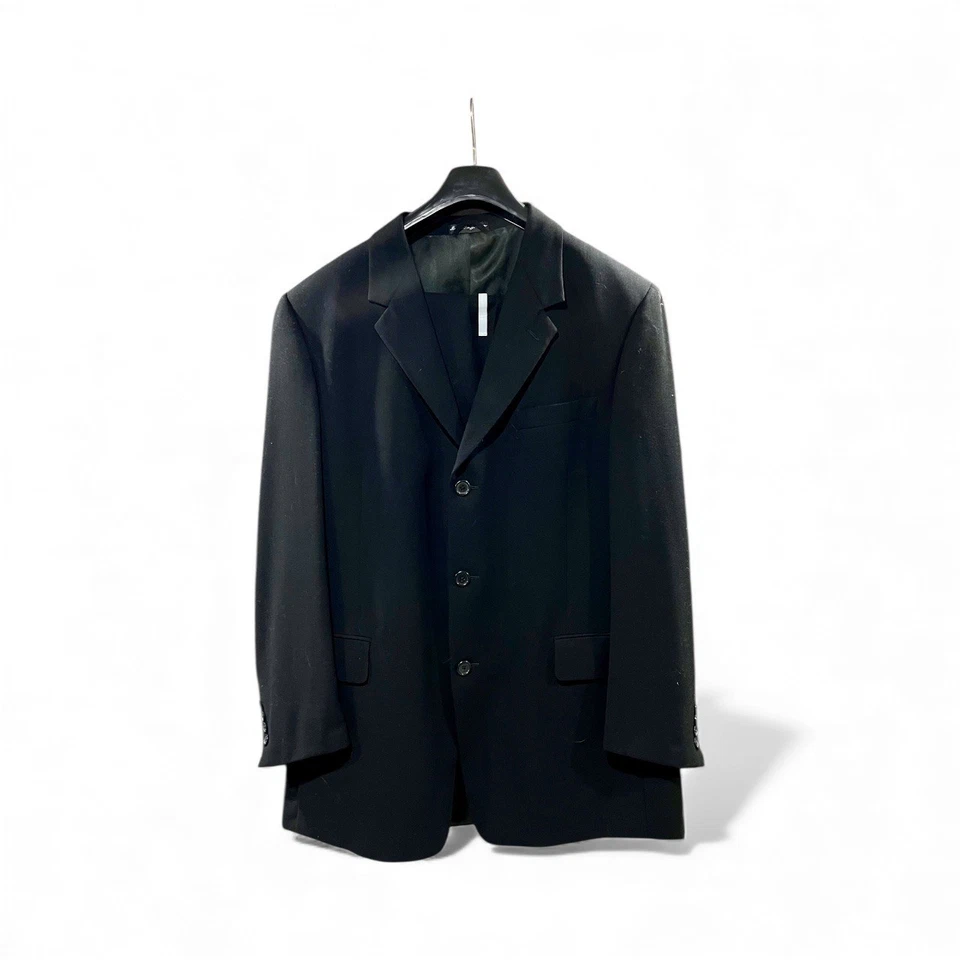 Kenneth Cole Reaction Traje Chaqueta/Pantalones Esmoquin Negro Mezcla Lana Para Hombres Talla 42 Foto 2 de 4