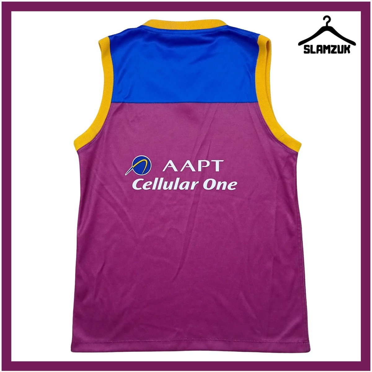 Brisbane Lions AFL Australian Football Jersey Large Home Kit Vest