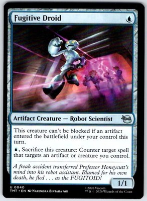 Fugitive Droid 0040 Teenage Mutant Ninja Turtles MTG NM