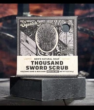 Dr Squatch Thousand Sword Scrub Game of Thrones Limited Natural  5oz Soap Bar