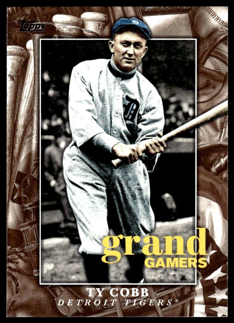 Ty Cobb #GOG-16 Baseball Cards 2024 Topps Grand Gamers trading card — raw and PSA graded price guide