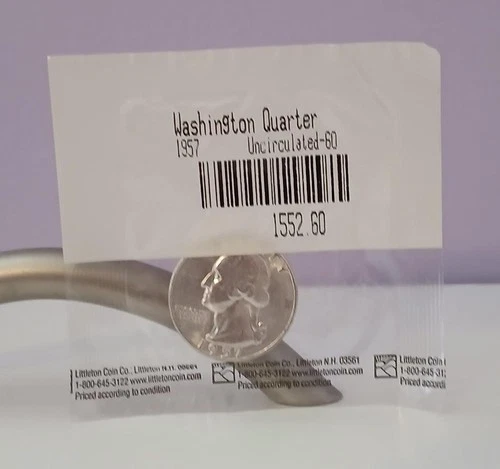 1957 Uncirculated Washington Quarter
