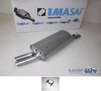 Imasaf ESD Auspuff Endtopf für BMW 3Er E30 Limousine + Cabrio 320 Is 1988-1990