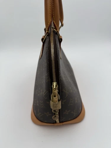 Louis Vuitton Alma Shoulder Bag PM Brown Canvas/Leather - Picture 2 of 23