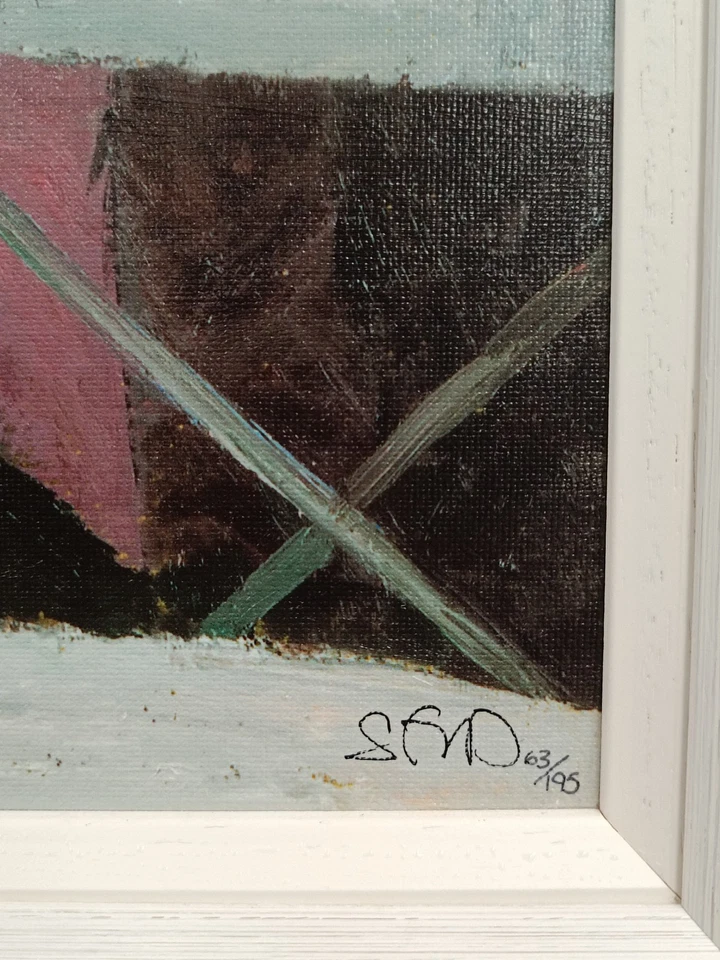 SHERREE VALENTINE-DAINES SIGNED GICLEE CANVAS “AT THE RACES” LIMITED EDITION - Image 3 of 4