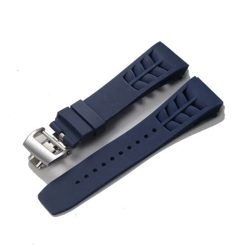 Kautschuk Uhrenarmband für Richard Mille Uhren 25 mm wasserdicht weich 5 Farben Band - Bild 9 von 19