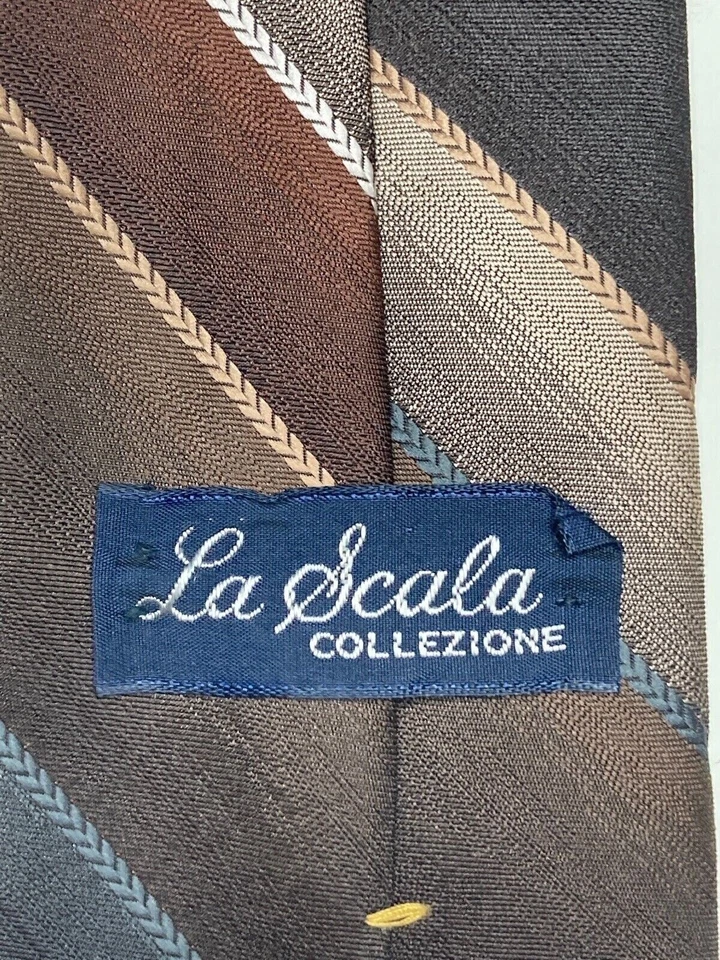 Corbata formal para hombre La Scala 59"Lx3,25"W corbata multicolor  Foto 2 de 3