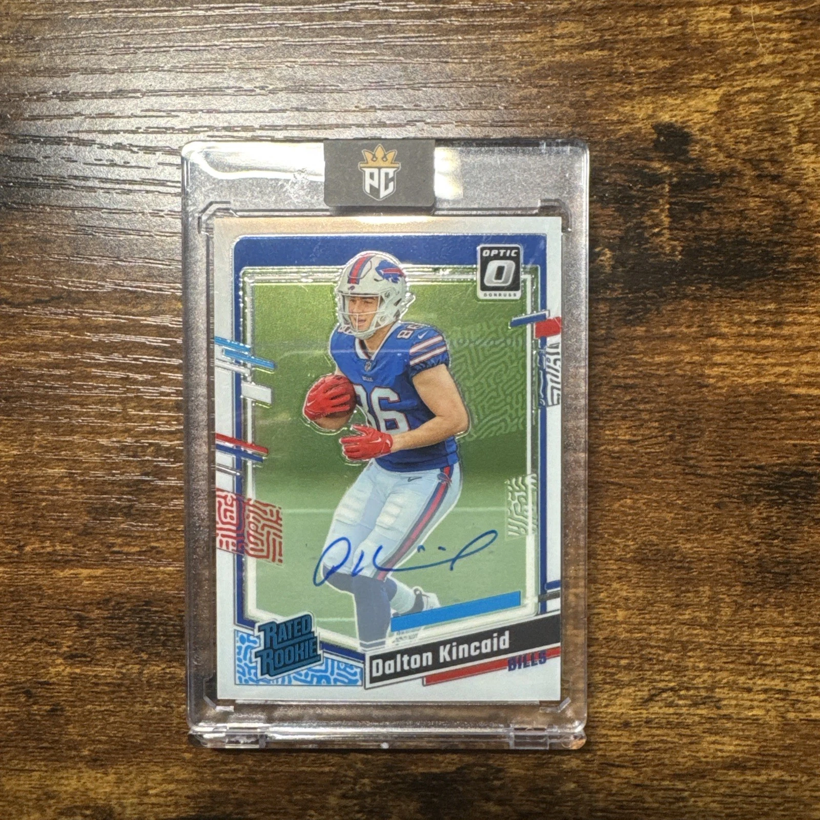 DALTON KINCAID 2023 DONRUSS OPTIC RATED ROOKIE AUTOGRAPH RC AUTO /199