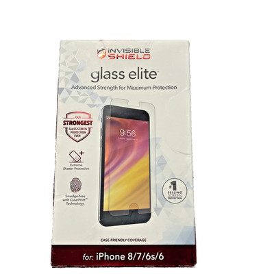 Zagg InvisibleShield Glass Elite Advanced Screen Protector for iPhone 8 7 6s 6