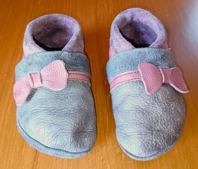 Krabbelschuhe Lederpuschen Gr. 21 22 Hausschuhe Babyschuhe