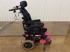 Quickie Iris Tilt-In-Space Manual Transport Rehab Wheelchair Pink Adult Child