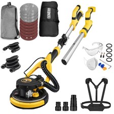 Drywall Sander with Vacuum Popcorn Ceiling Sander Variable Speed 900-1800RPM
