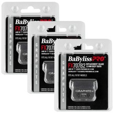 BaByliss PRO Deep Tooth Graphite Replacement Blade BB-FX707B2 - 3 Packs