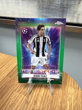 2024-25 Topps Chrome UEFA Wonderkids Kenan Yildiz Green /99 Juventus