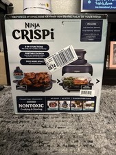 Ninja Crispi 4 in 1 Glass Air Fryer, 450°F, Non Toxic, 4QT and 6 Cup .FN101GY