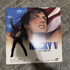 "Rocky V 5 " Extended Play Laserdisc LD - Sylvester Stallone