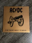 AC/DC For Those About To Rock 1981 Vinyl LP Atlantic SD11111 First Pressing