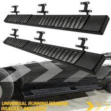 For 2015-2026 Ford F-150 Super Cab 6" Running Board Side Step Nerf Bar Black H