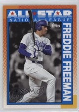 2025 Series 2 1990 Topps Baseball All-Stars Blue Nameplate Freddie Freeman 16wc