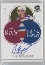 2021-22 Upper Deck The Cup Basics 19/25 Nils Lundkvist #TB-NL Patch Auto 1pc9