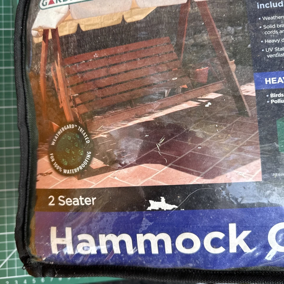 Funda Asiento Columpio Gardman 1700x1820x1500cm Impermeable UV Estabilizado Bolsa Nueva  Foto 4 de 4