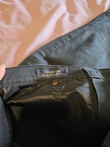 Womens Armani Jeans Comfort Fit Black Flare Size 32 L32 - Picture 5 of 8