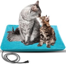 Outdoor Pet Heating Pad - Waterproof Electric Warming Mat Blanket Safe Heated...