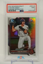 Ivan Melendez 2022 Bowman Draft  Refractor PSA 9 Arizona Diamondbacks