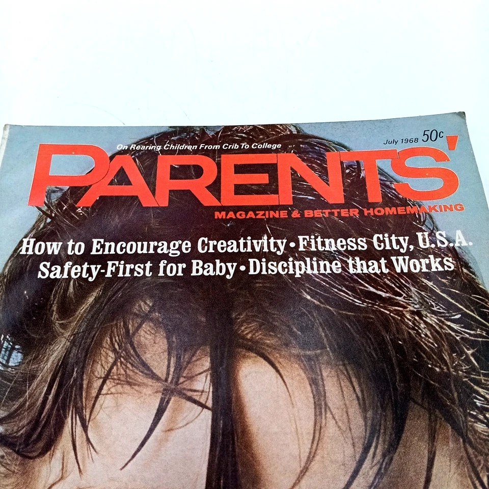 Vintage Parents Magazine On Rearing Children From Crib to College  July 1968 - Image 2 of 4