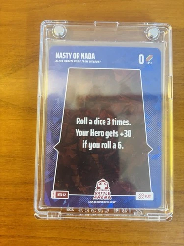 Blast Play #HTD-42 Nasty Or Nada - 2025 Bo Jackson Battle Arena in Mag/Zion Case