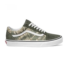 Vans Old Skool - Size 10 - (Woodland Wash Olive) - Dark Green - VN000CR5OLV