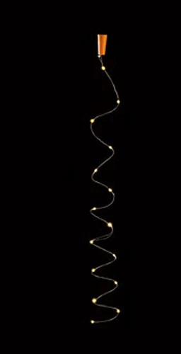 Tappo Bottiglia Luce con catena 20 LED da interno - Luce Calda Natale
