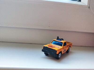 No Name Pick Up Construction Heavy Truck orange leicht defekt