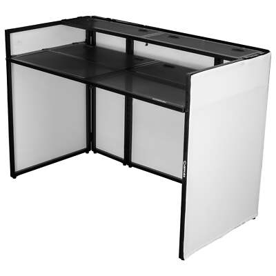 Odyssey DJBOOTHM65OP Media DJ Booth for 65-Inch Flat Screen TV/Monitor