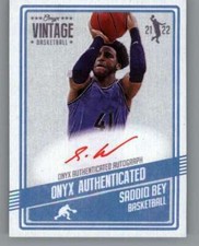 2021-22 Onyx Vintage Basketball Cards Checklist 24