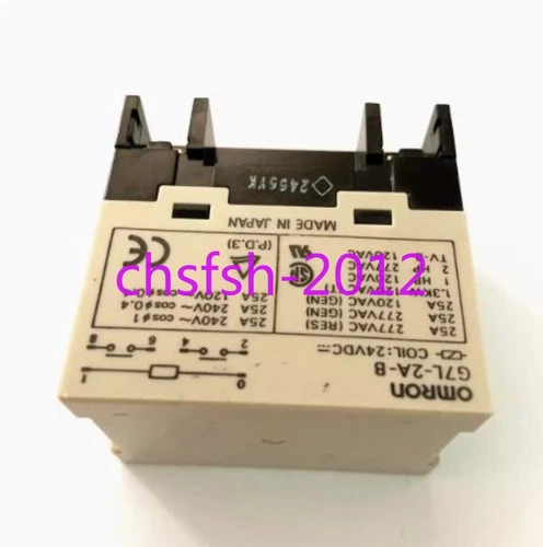 1 PCS Omron Relay for DC 24VDC coil frequency converter G7L-2A-B GOOD