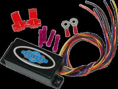 Badlands Illuminator Module Hardwired for Harley Road King Custom 04-07
