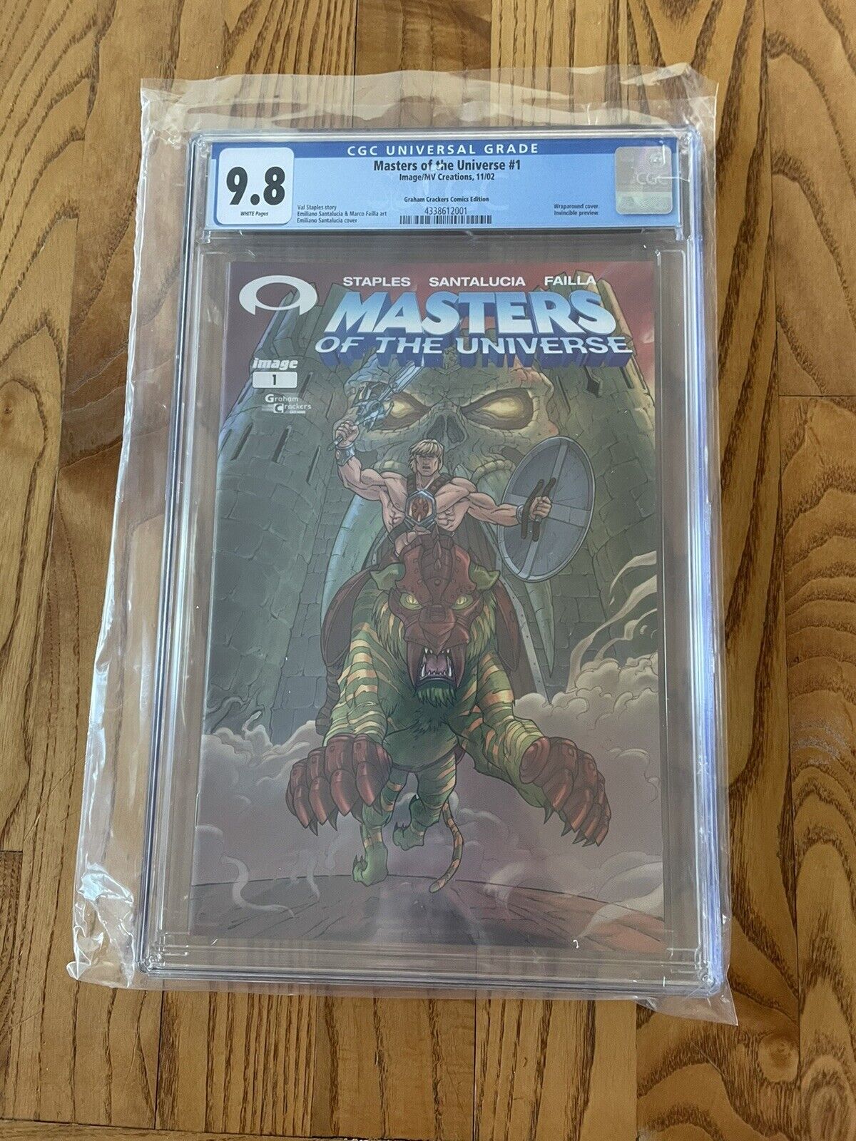 Masters of the Universe #1 CGC 9.8 Invincible Preview 11/02 Graham Crackers 3500