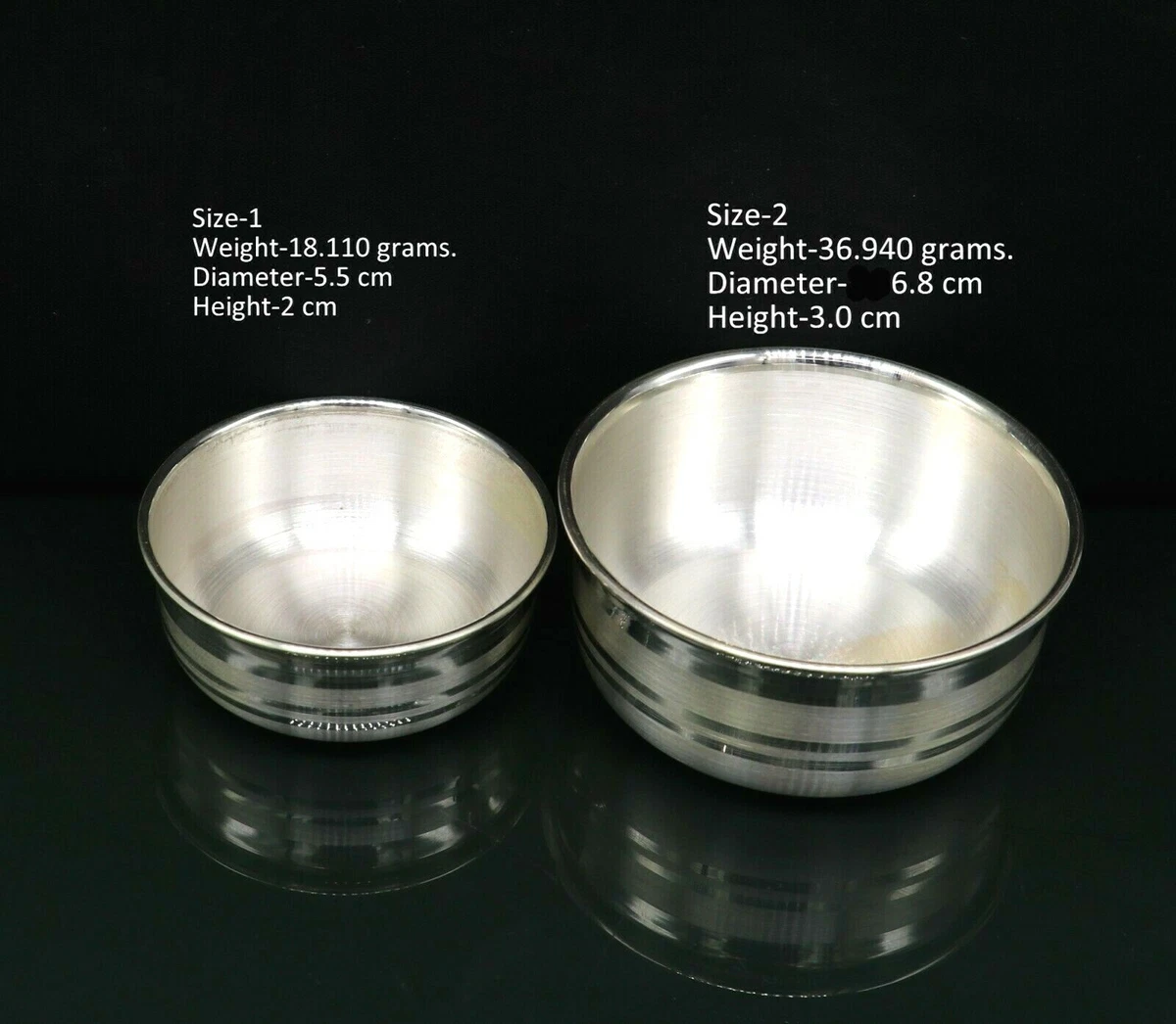 Pure silver utensils for baby sale